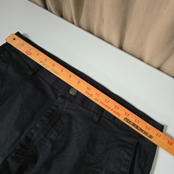 Fabletics The High Size Chinos Mens 34x32 (Fits‎ 34x29) Black Stretch Tapered - Picture 7 of 11